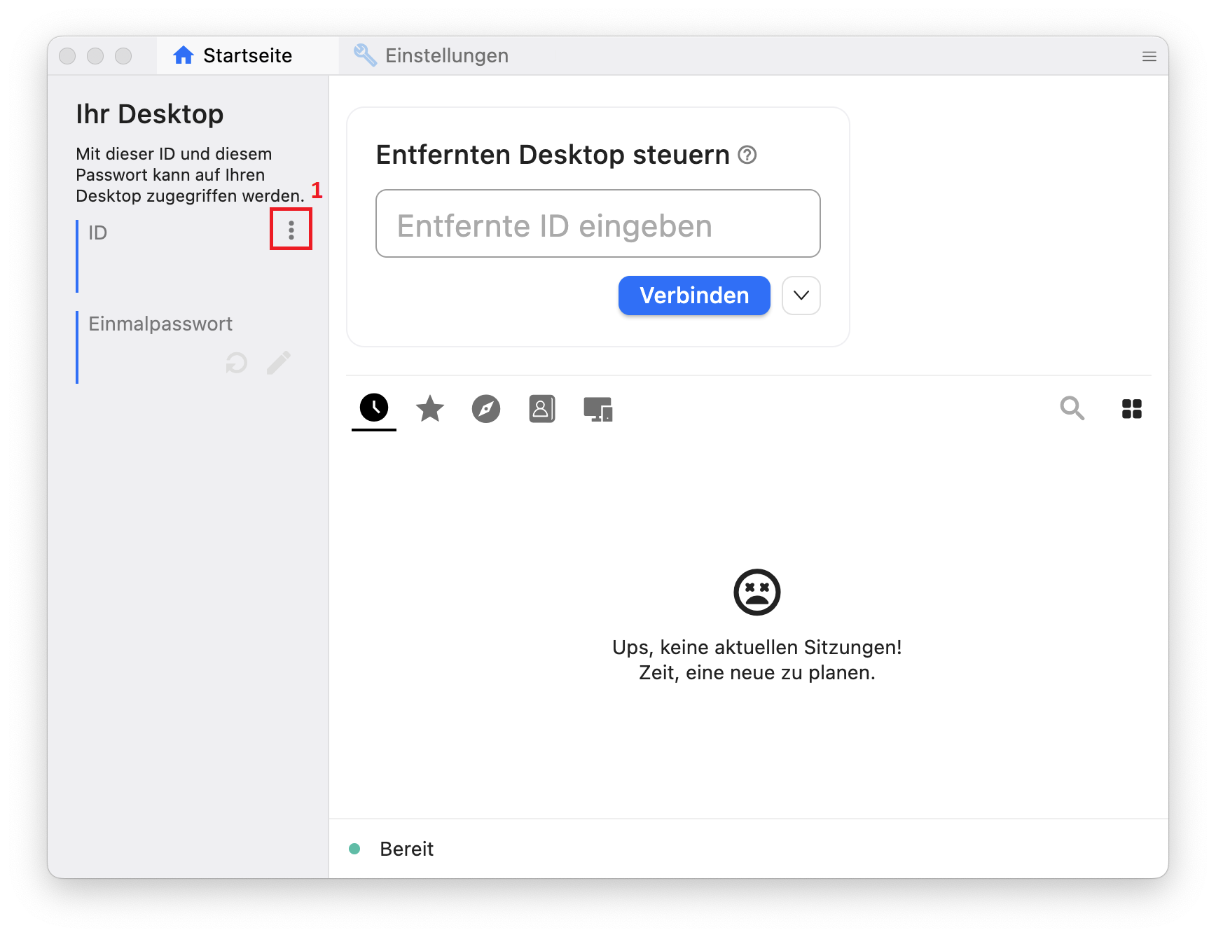 RustDesk-Konfiguration Schritt 1